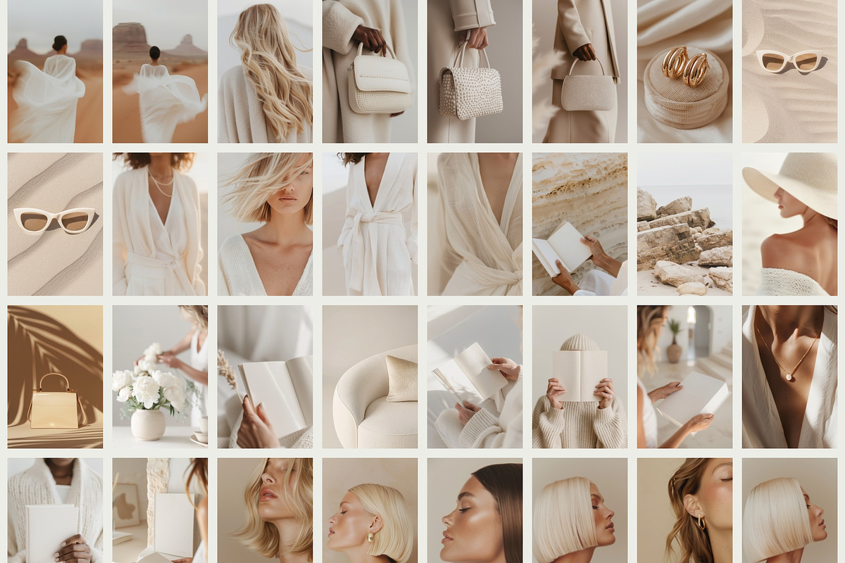 Neutral Beige Editorial Stock Images, a Beauty & Fashion Photo by Make Stories Studio (Photo 5 of 6)