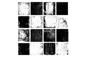 Grunge squares textures black vector, a Texture Illustration by Onyx