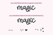 Jade Skies | Cute Script Font, a Script Font by KA Designs (Thumbnail 9 of 11)