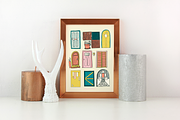 9 Cute Vector Door Illustrations, a Decorative Illustration by Charmellow (Thumbnail 3 of 4)