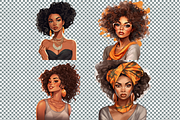 African American Chic Girl, a Person Illustration by Mash Mash Stickers (Thumbnail 8 of 9)
