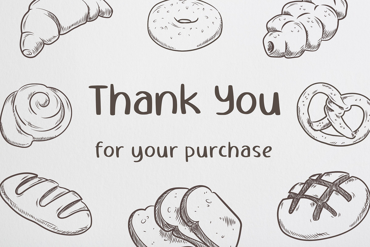 Smiley Bread, a Handwritten Font by Aisyah (Photo 4 of 5)