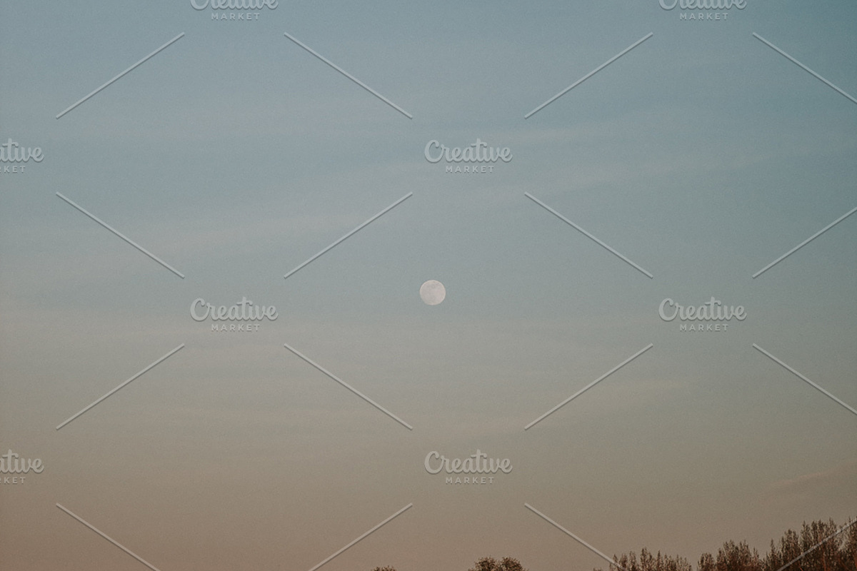 View of river with the moon, a Nature Photo by Wild Wander Collective (Photo 2 of 2)