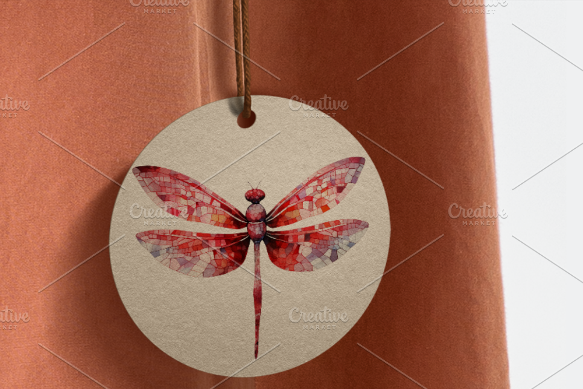 The Dragon Fly Collection Clipart, an Animal Illustration by Watercolor Digital (Photo 19 of 20)