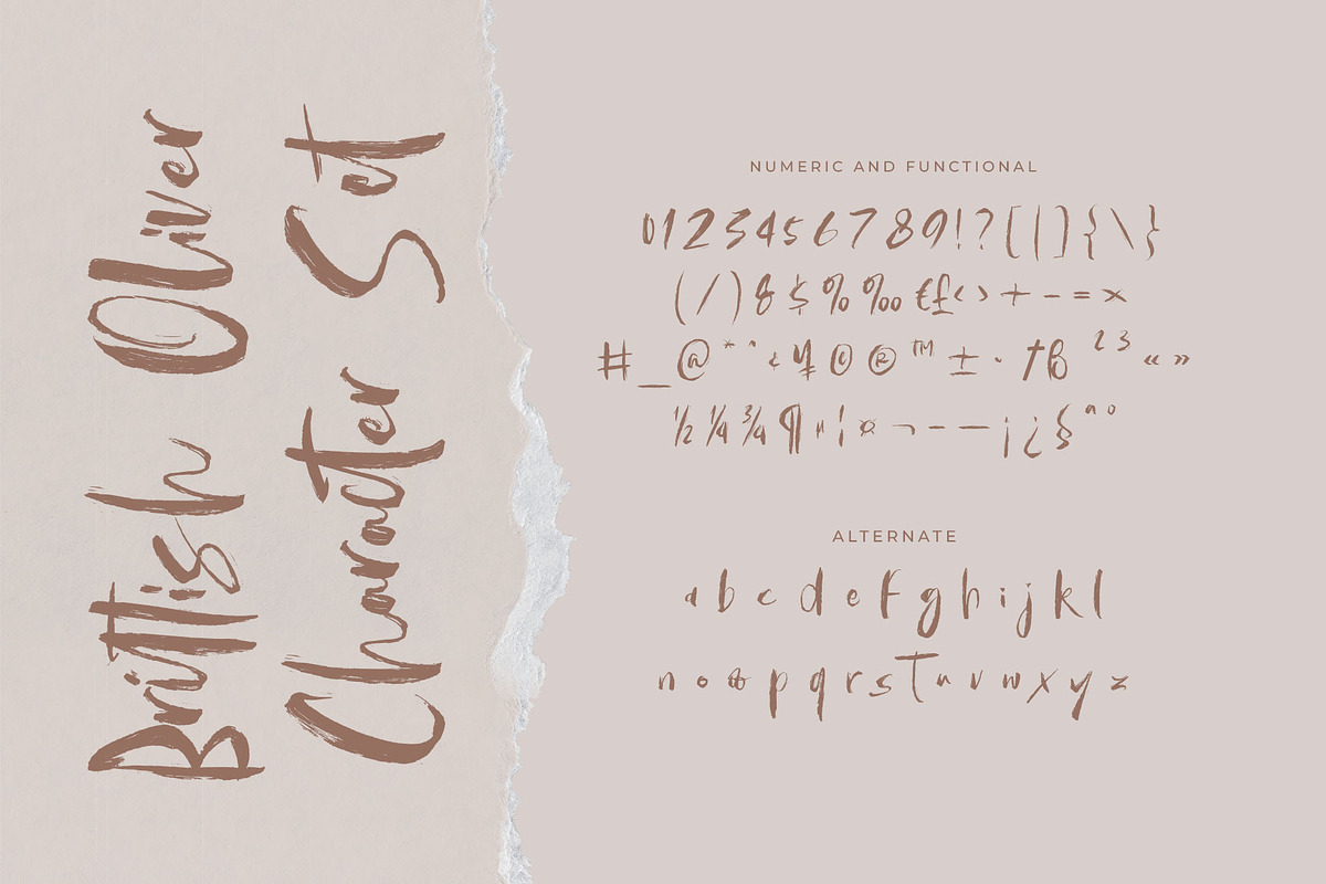 Brittish Oliver Handwritten Script, a Handwritten Font by RantautypeStudio (Photo 16 of 17)