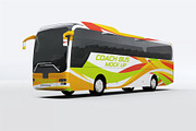 Coach Bus Mock-Up, a Product Mockup by DesignRushMarket (Thumbnail 3 of 7)