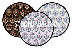 Floral Harmony, a Pattern Graphic by snadiacreations
