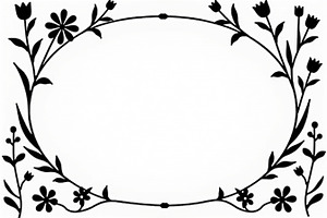 Botanical Frame SVG Collection, an Illustration by yasushie