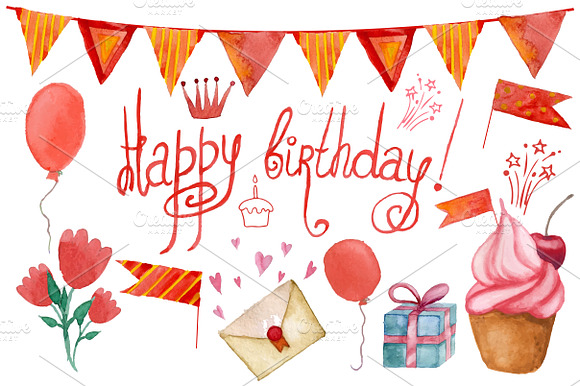 Happy birthday party set preview 3