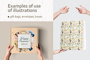 Passover 2025 Watercolor Pesach, a Seasonal Illustration by Elena Malgina Clipart (Thumbnail 9 of 10)