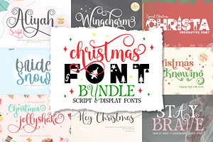 Christmas Font Bundle, a Serif Font by Airotype