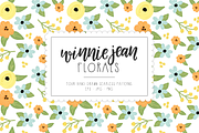 WinnieJean Florals Seamless Patterns, a Pattern Graphic by WinnieJean (Thumbnail 3 of 5)