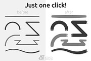 Ribbon Brush Pack for Affinity Apps, a Brush Add-On by Affinity Templates (Thumbnail 3 of 7)