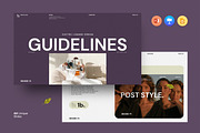 ELECTRIC | BRAND GUIDELINE TEMPLATE, a Presentation Template by GoldenPixelStudio (Thumbnail 1 of 8)
