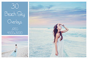 30 Beach Sky Overlays, a Texture Graphic by LovePhotoMoment (Thumbnail 1 of 12)