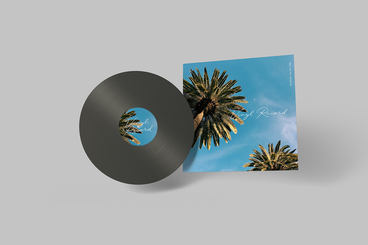 Vinyl Record Mockups, a Packaging Mockup by artimasa (Photo 7 of 8)