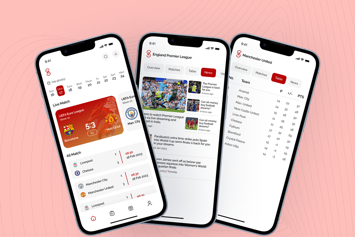 Sporty Snap - Football App UI Kit, an UI Kit Template by Digibulbo (Photo 5 of 8)