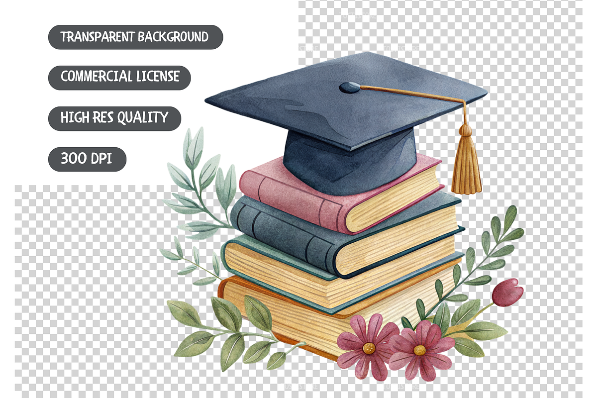 Class of 2026 Graduation Clipart, an Illustration by TatiMockup (Photo 4 of 4)