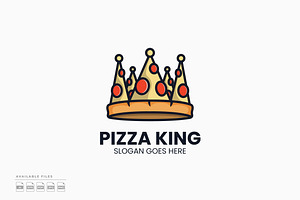 Pizza King Logo, a Branding & Logo Template by Zeer Graphic