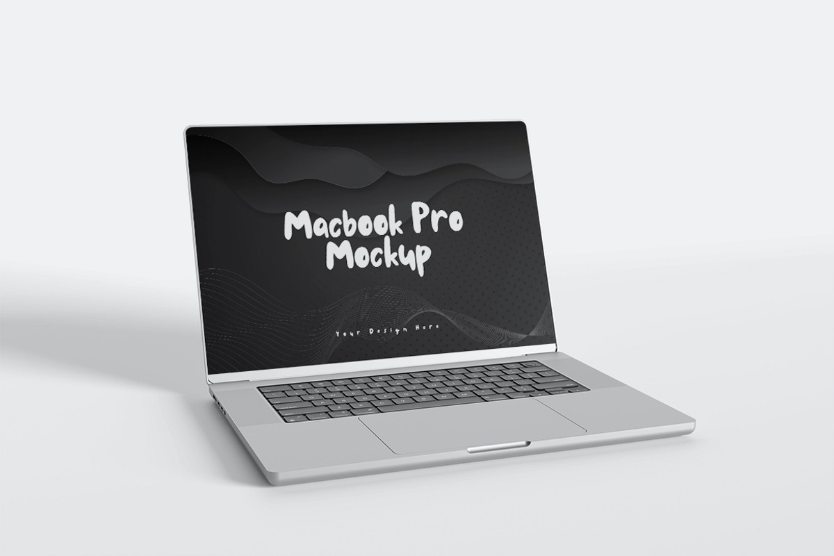 Laptop Mockup, a Wearable Device Mockup by HanaSaka_Studio (Photo 2 of 5)