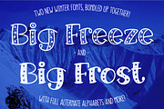 Big Freeze & Big Frost: winter fonts, a Serif Font by Missy Meyer (Thumbnail 1 of 12)