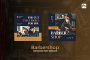 Barbershop Instagram Post, a Social Media Template by CavenArt (Thumbnail 2 of 5)