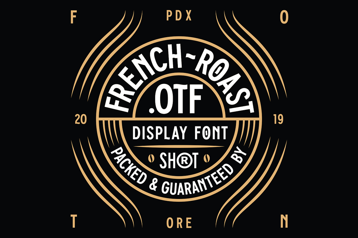 FRENCH-ROAST, a Font by MightySHORT