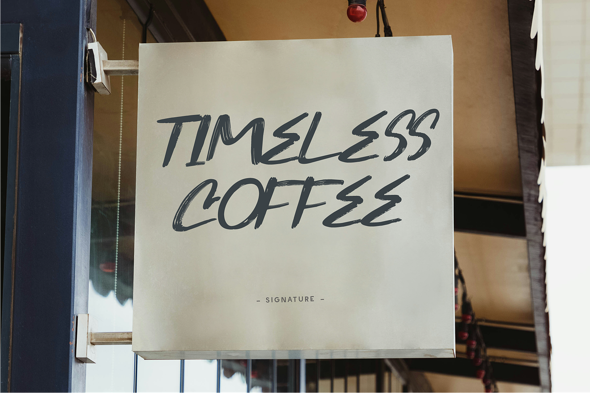 Vortex Stride - Brush Painting, a Script Font by Indotype Foundry (Photo 10 of 10)