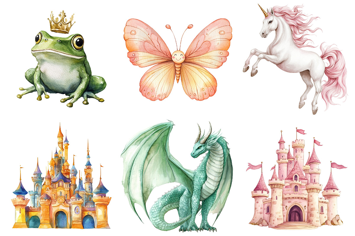 Magical Kingdom Clipart, a Seasonal Illustration by CitraGraphics (Photo 4 of 5)