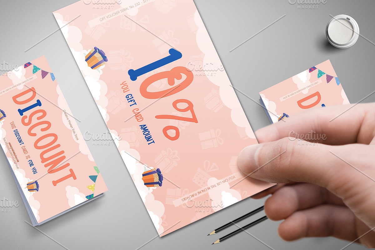Kids Store Gift Card 021, a Card Template by Tzochko (Photo 3 of 5)