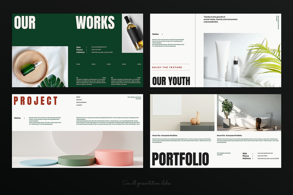 Portfolio Presentation Template, a Presentation Template by E-Type (Photo 4 of 5)
