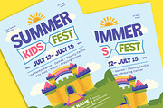 Summer Kids Festival Flyer, a Flyer Template by Gumico Studio. (Thumbnail 2 of 3)