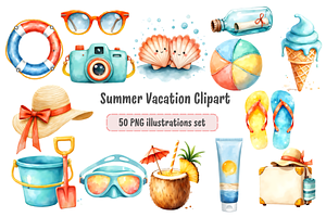 Summer Vacation Clipart