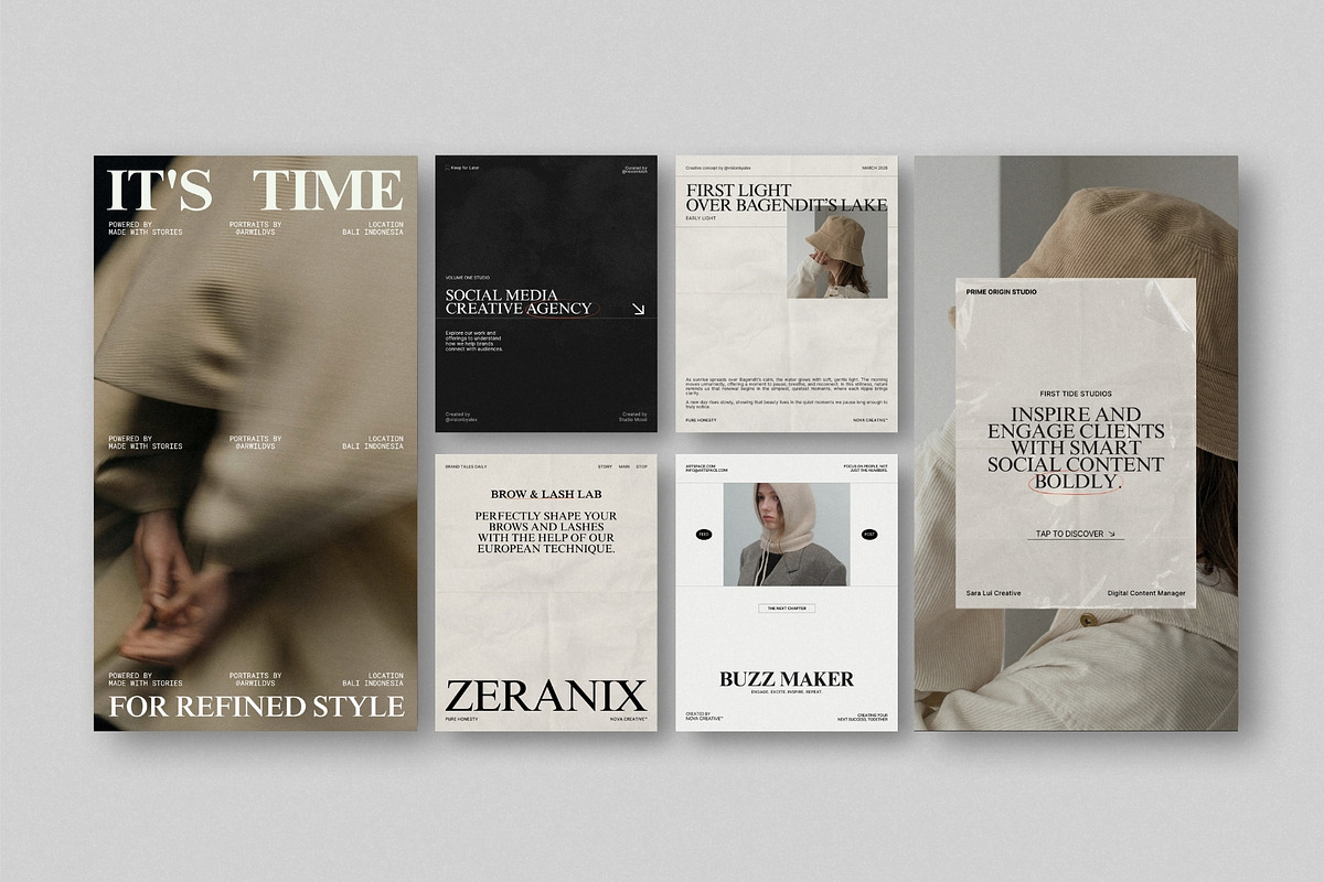 ZUNO | Instagram Post & Story (III), a Social Media Template by The Aesthetic Studio (Photo 7 of 10)