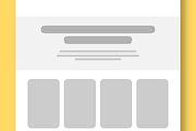 Wireframe Travel Landing Page Design, an UI Kit Template by CreativeShaper (Thumbnail 4 of 5)