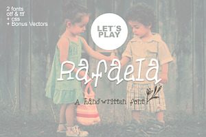 Rafaela a Handwritten font + bonus