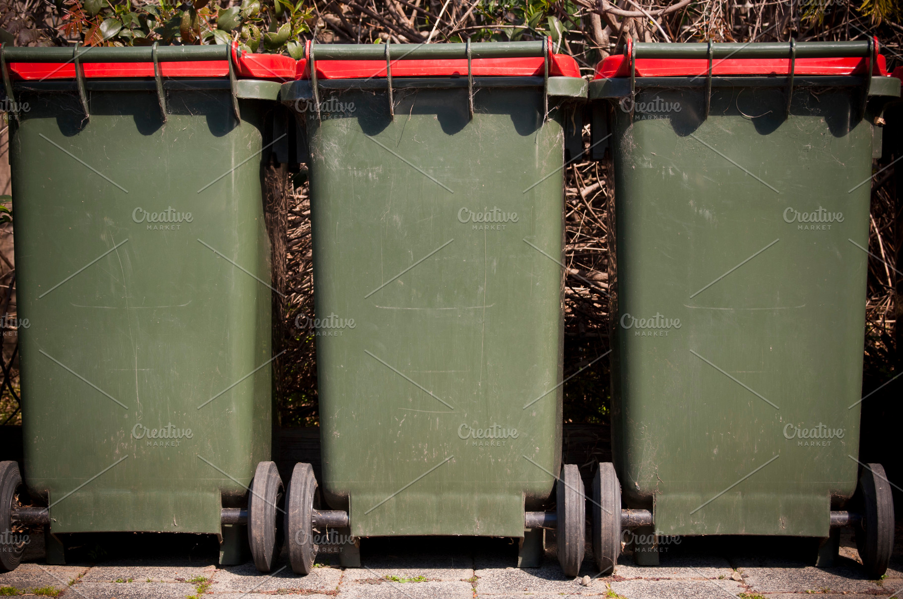 Wheelie Bins, an Industrial Photo by THP Creative