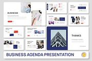 Business Agenda Google Slides, a Presentation Template by Premast (Thumbnail 1 of 4)