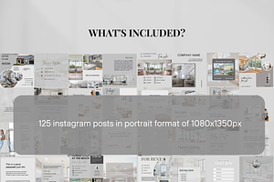 125 Real Estate Instagram Templates