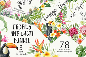 Tropical And Cacti Bundle