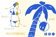 Mediterranean Sea Greek Summer Pack, an Illustration by Eldorado Design Co. (Thumbnail 3 of 4)