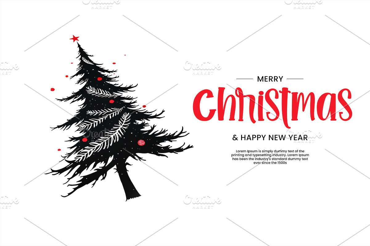 Merry Christmas and New Year PSD