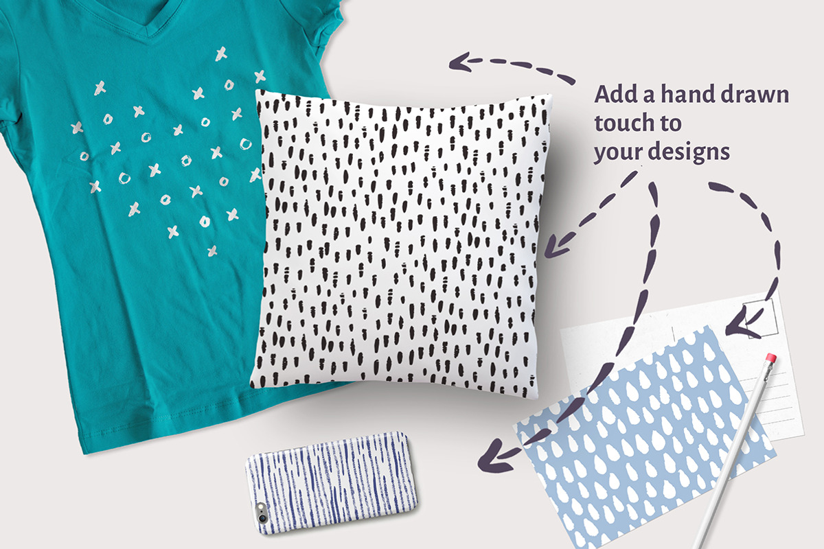 Ultimate Hand Drawn Patterns Bundle, a Pattern Graphic by Type and Graphics Studio (Photo 13 of 15)