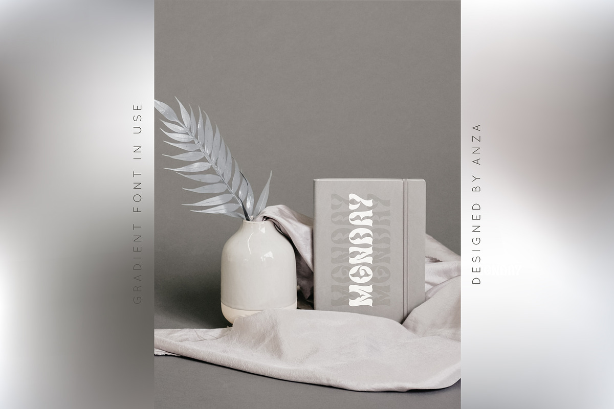 Gradient quirky font, a Font by Anna Zakharchenko (Photo 3 of 18)