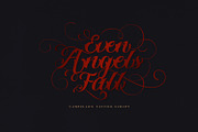 Carpellon - Tattoo Script + Ornament, a Blackletter Font by creativemedialab (Thumbnail 2 of 9)