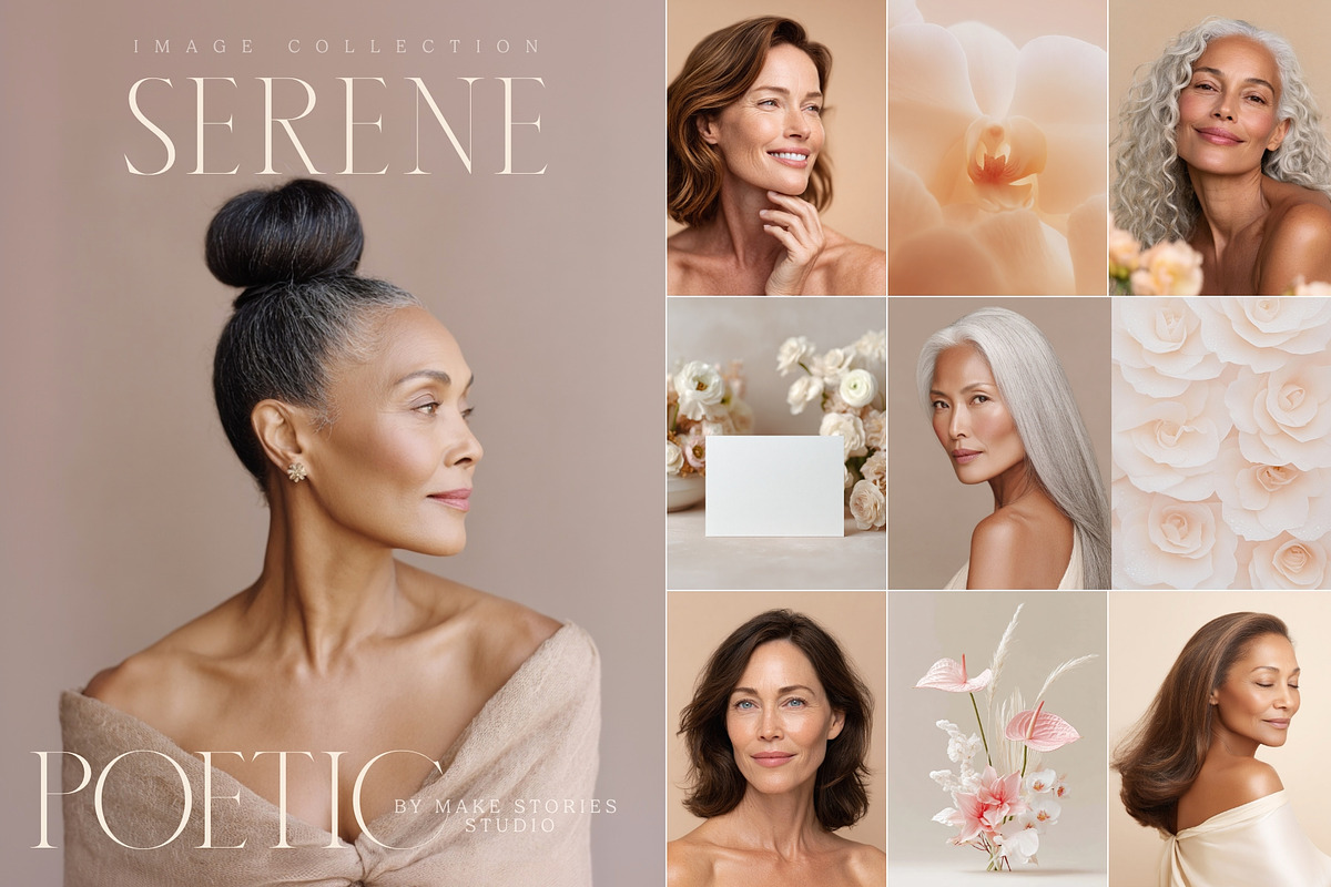 Diverse Mature Women Beauty & Hair, a Beauty & Fashion Photo by Make Stories Studio (Photo 17 of 25)