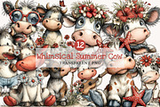 Whimsical Summer Cow Png Clipart, a Seasonal Illustration by Designworld (Thumbnail 1 of 7)