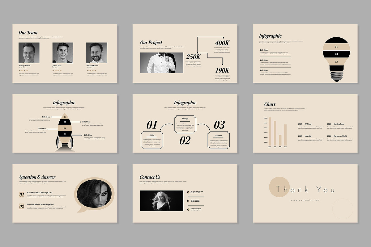 Minimal Business Presentation (ppt), a Presentation Template by Mighty-Slide (Photo 5 of 5)