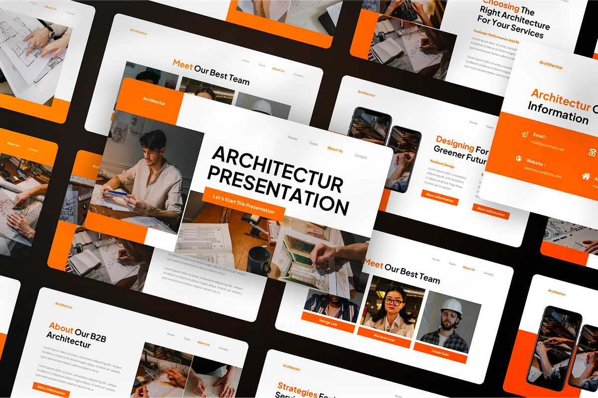 Architecture Presentation Powerpoint, a Presentation Template by SquidPixey (Photo 7 of 7)