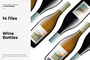 Wine Bottles Set, a Cups & Container Mockup by Moixo studio (Thumbnail 1 of 7)